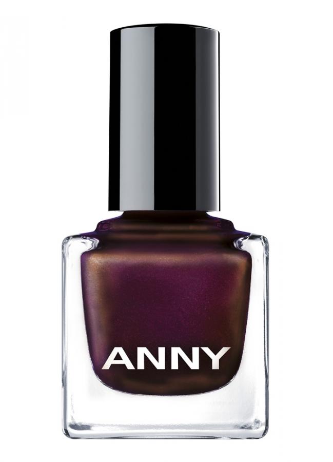 Лак для ногтей Фиолетовый с золотым  отливом ANNY