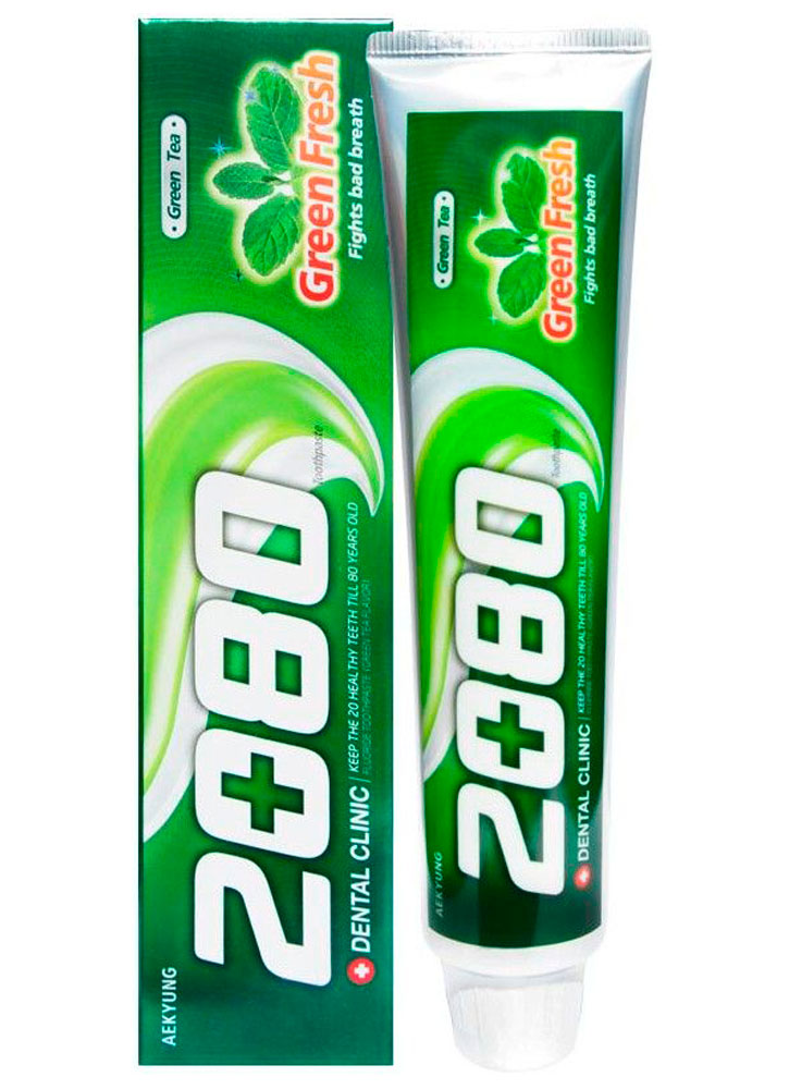 Зубная паста зеленый чай DENTAL CLINIC 2080