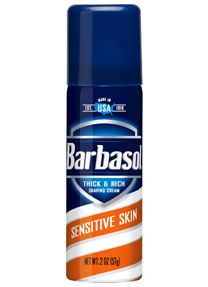 Крем-пена для бритья для чувствительной кожи BARBASOL