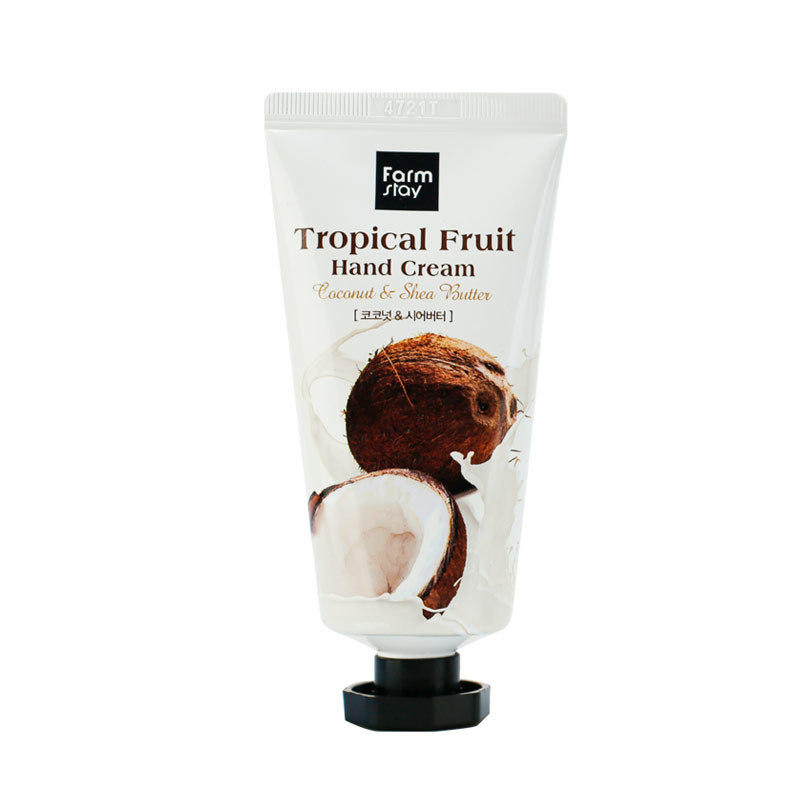 Крем для рук FarmStay Tropical Fruit Hand Cream, кокос и мас