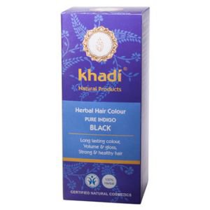 Краска растительная для волос индиго кхади herbal hair colo 