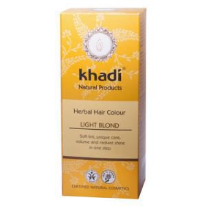 Краска растительная для волос светлый блондин кхади herbal h