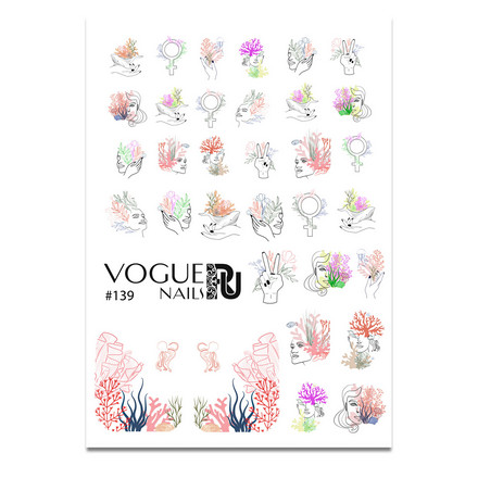 Vogue Nails, Слайдер-дизайн №139