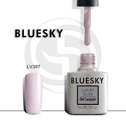 Bluesky, Гель-лак Luxury Silver №397