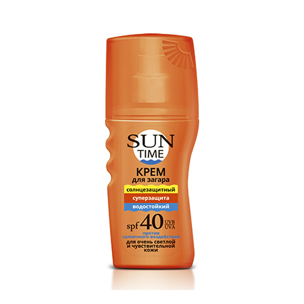 БИОКОН, Крем для загара «Суперзащита» Sun Time, SPF 40, 150 