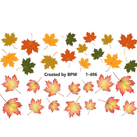 BPW.Style, Слайдер-дизайн «Кленовые листья» №1-496