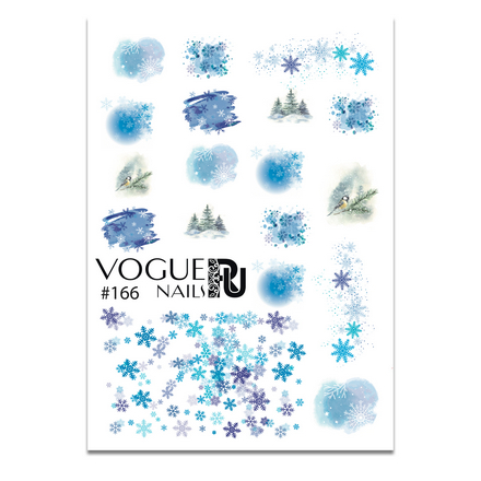 Vogue Nails, Слайдер-дизайн №166