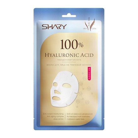 Shary, Тканевая маска "100% Гиалуроновая кислота",