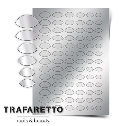 Trafaretto, Металлизированные наклейки CL-10, серебро