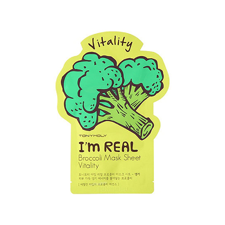 Tony Moly, Тканевая маска для лица I'm Real Broccoli Mask Sh