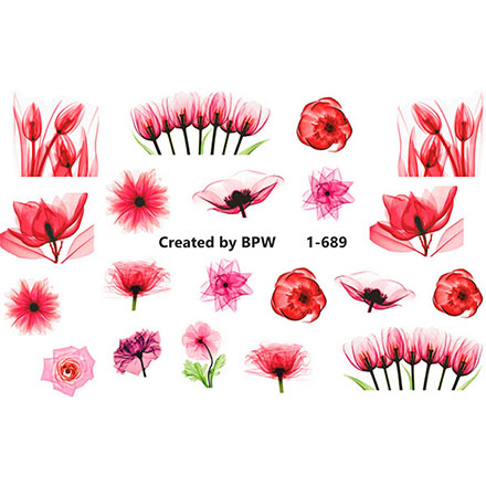 BPW.Style, Слайдер-дизайн «Цветы» №1-689
