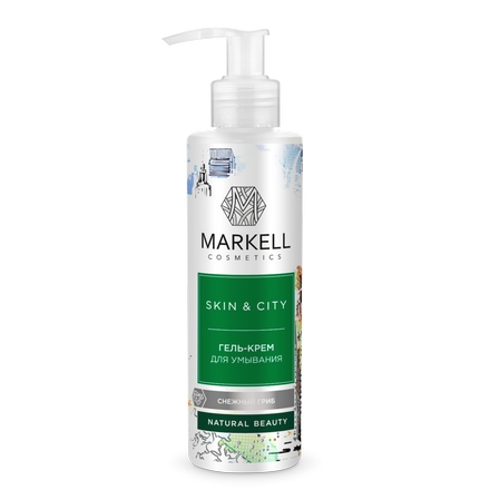 Markell, Гель для умывания Skin&City «Снежный гриб», 200 мл