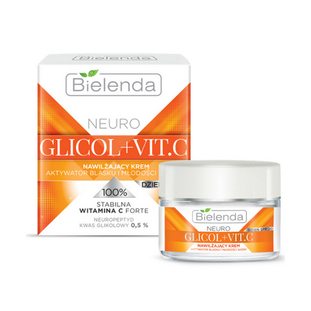 Bielenda, Ночной крем для лица Glicol + Vit.C, 50 мл