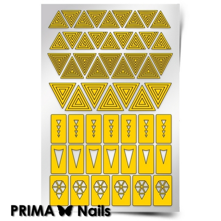 Prima Nails, Трафареты «Треугольники»