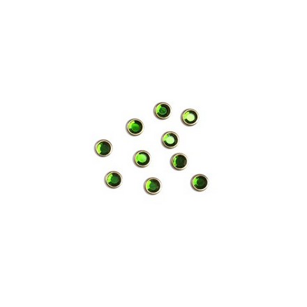 Lianail, Стразы 6 мм, Зеленые