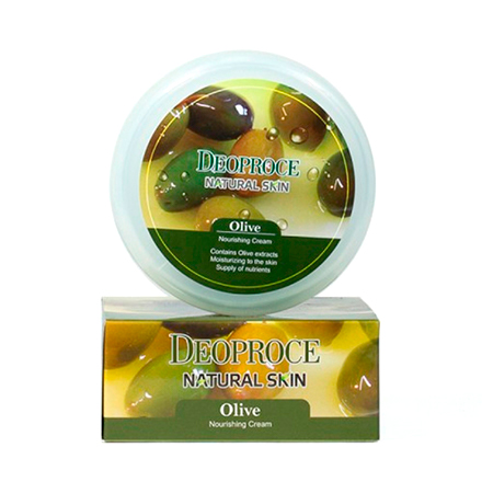 Deoproce, Крем для лица и тела Natural Skin Olive Nourishing