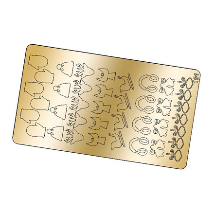 Freedecor, Металлизированные наклейки №191, золото
