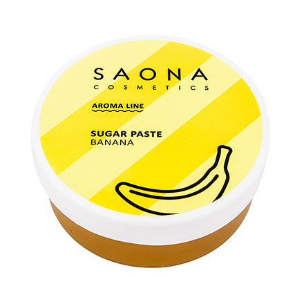 Saona Cosmetics, Сахарная паста для депиляции Banana, 200 г
