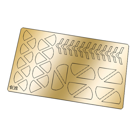 Freedecor, Металлизированные наклейки №182, золото