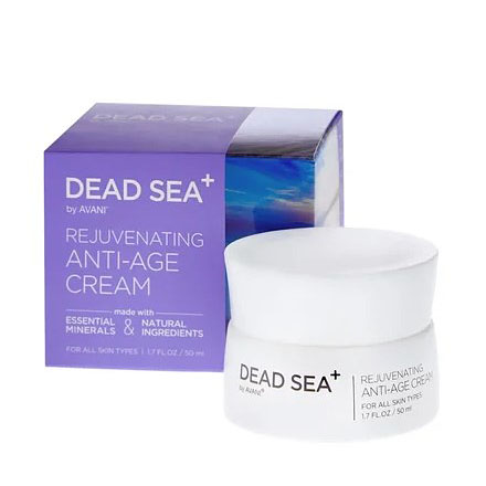 Dead Sea+, Крем для лица Rejuvenating Anti-Age, 50 мл