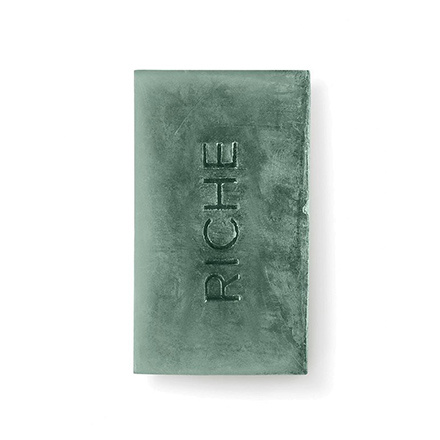 Riche, Натуральное мыло с голубой глиной, 130 г