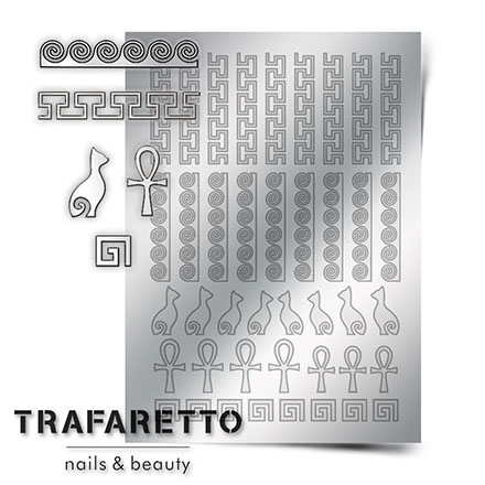 Trafaretto, Металлизированные наклейки OR-02, серебро