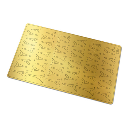 Freedecor, Металлизированные наклейки №130, золото