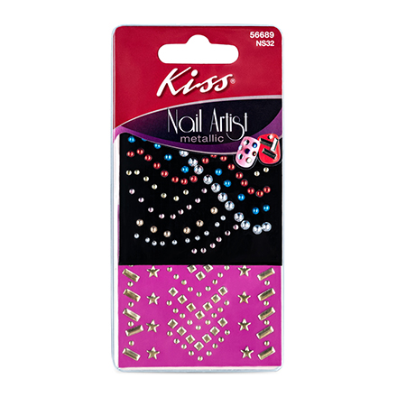 Kiss, Набор стикеров для ногтей «Драгоценный металл»