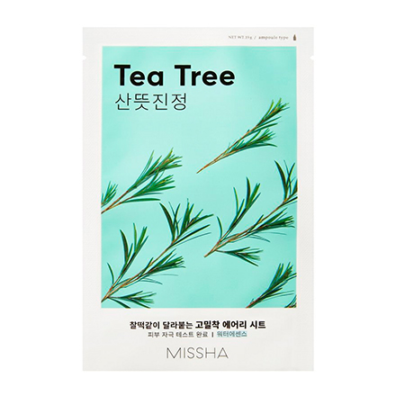 Missha, Тканевая маска для лица Airy Fit Tea Tree, 19 г