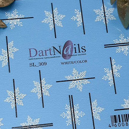 DartNails, Слайдер-дизайн Art-Fashion №309