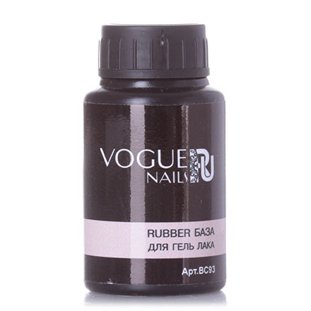 Vogue Nails, База для гель-лака Rubber, silk, 30 мл