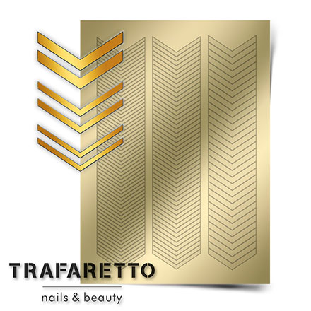 Trafaretto, Металлизированные наклейки GM-07, золото