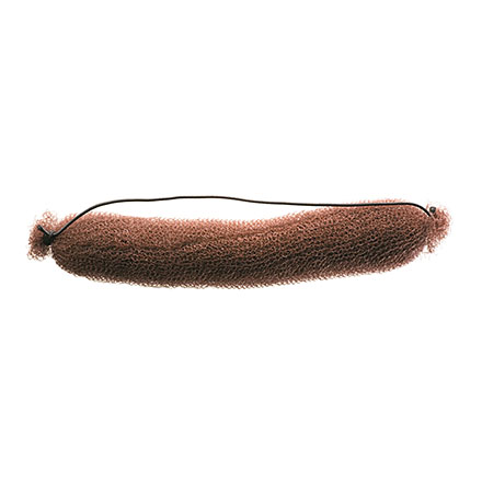 Dewal, Валик-сетка для прически, коричневый, 21 см