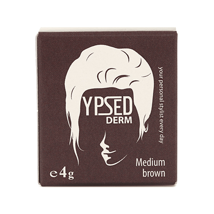 Ypsed, Пудра-камуфляж для волос Derm, Мedium Brown, 4 г