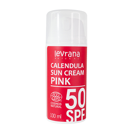 Levrana, Солнцезащитный крем «Календула» 50 SPF Pink, 100 мл