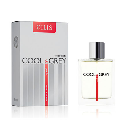 Dilis Parfum, Туалетная вода Cool & Grey Sport, 100 мл