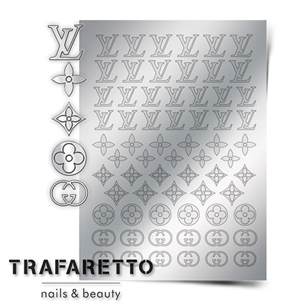 Trafaretto, Металлизированные наклейки Fsh-02, серебро