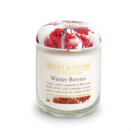 Heart&Home, Свеча «Зимние ягоды», маленькая, 110 г