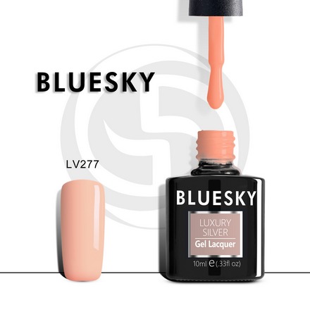 Bluesky, Гель-лак Luxury Silver №277