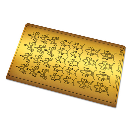 Freedecor, Металлизированные наклейки №224, золото
