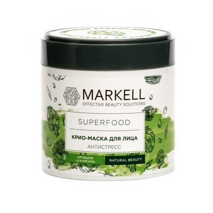 Markell, Крио-маска для лица Superfood «Антистресс», 100 мл