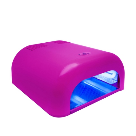 Planet Nails, Лампа UV Tunnel Econom, 36W, розовая (электрон