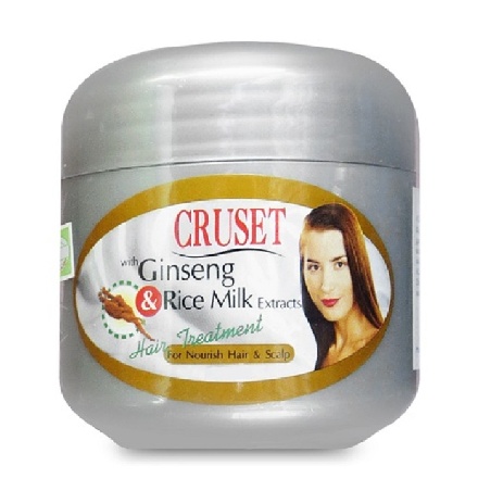 Cruset, Маска для волос Ginseng & Rice Milk Extracts, 250 мл