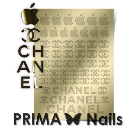 Prima Nails, Металлизированные наклейки FSH-01, золото