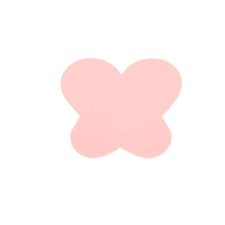 TNL, Коврик для дизайна ногтей «Бабочка», розовый