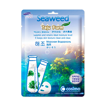 Cosima, Маска для лица Jelu Farm Seaweed, 25 г
