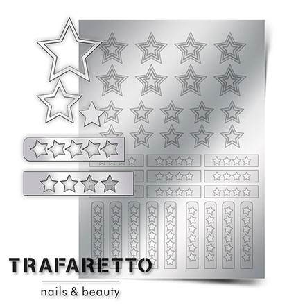 Trafaretto, Металлизированные наклейки UZ-02, серебро