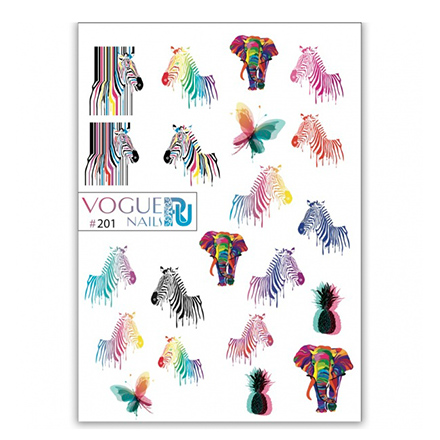 Vogue Nails, Слайдер-дизайн №201