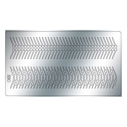 Freedecor, Металлизированные наклейки №220, серебро