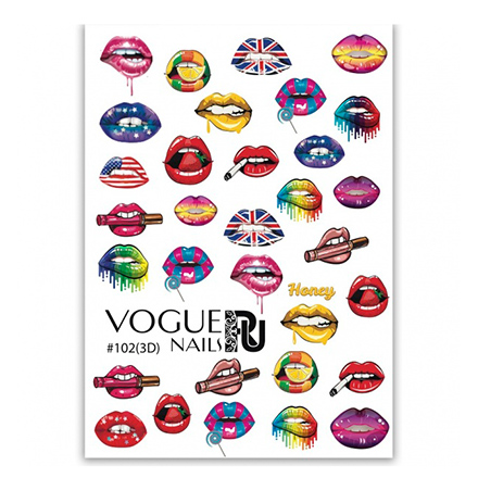 Vogue Nails, 3D-слайдер №102